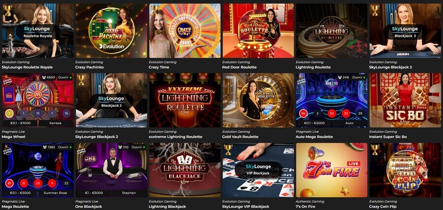 Live Casino Casino Extra Live