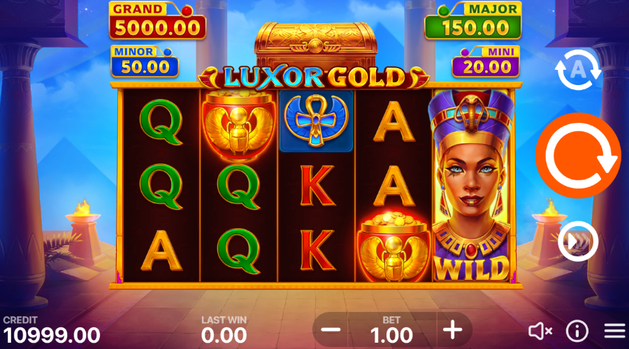 Luxor Gold: Hold and Win Jeu