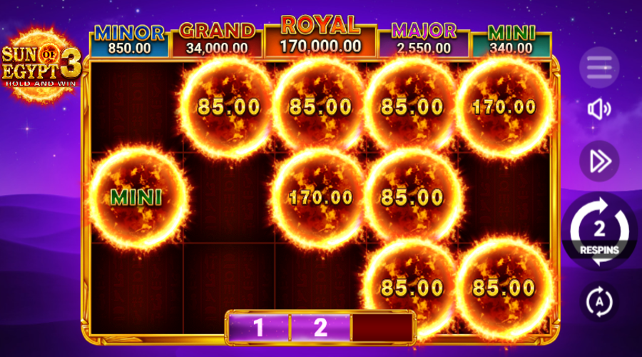 Sun of Egypt 3 Free Spins