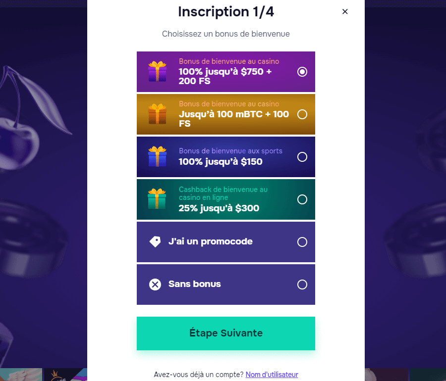 Inscription SG Casino Inscription