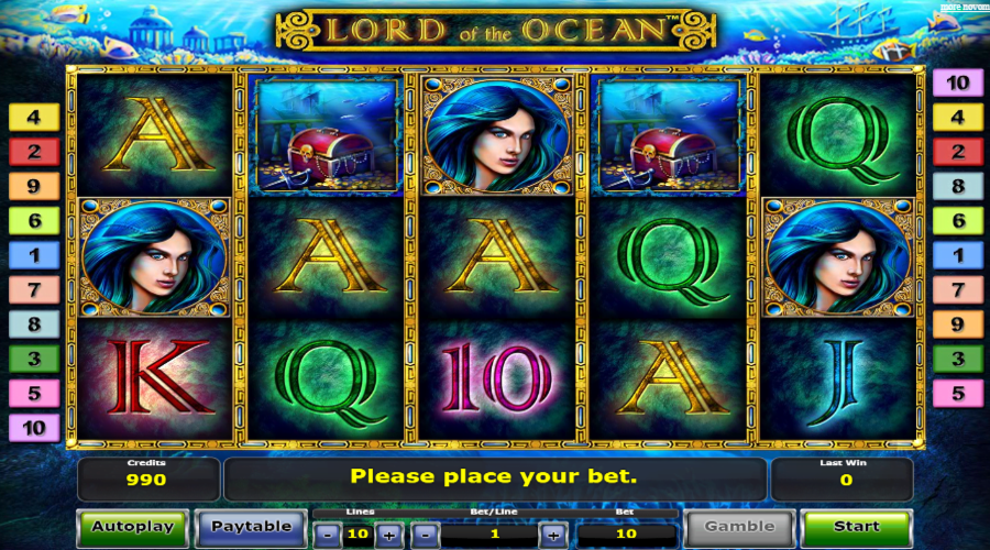 Lord of the Ocean Jeu