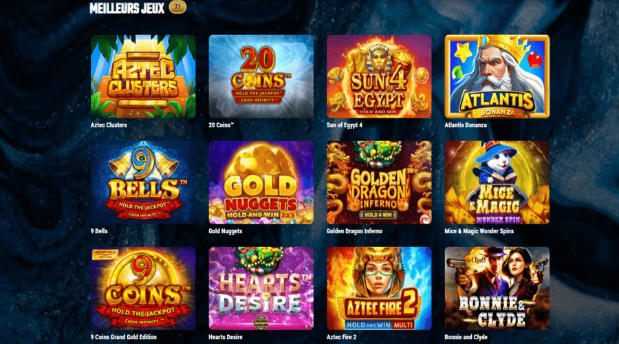 Jeux Atlantis Slots Casino Jeux