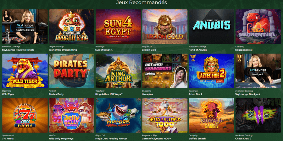 Jeux Dublinbet Casino Jeux