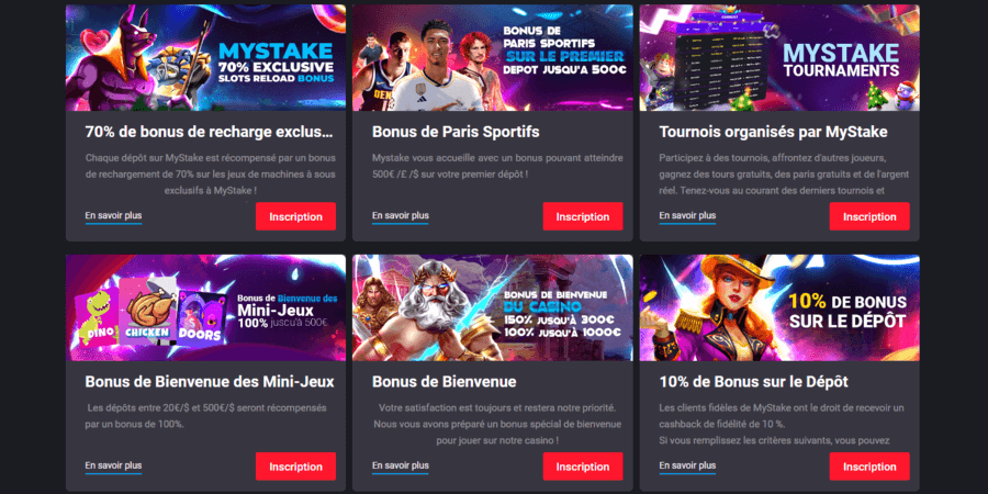 Bonus MyStake Casino Bonus