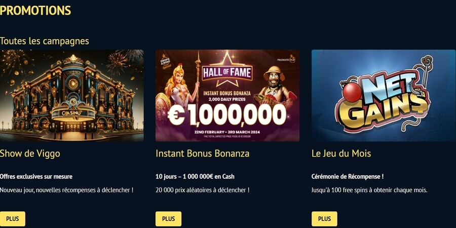 Viggoslots Casino Bonus