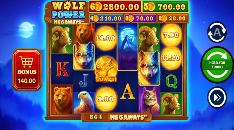 Wolf Power Megaways jeu