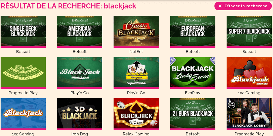 Blackjack Arlequin Casino Blackjack