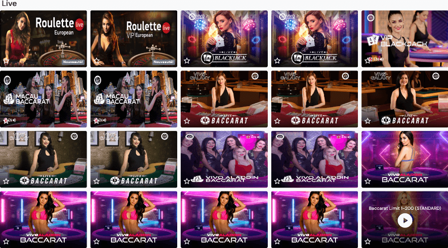 Live Casino Live WinnerCasino