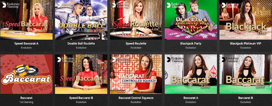 Woopwin Casino Jeux de Table