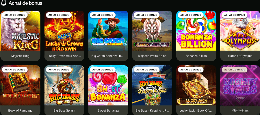 Cashwin Casino Autres Jeux