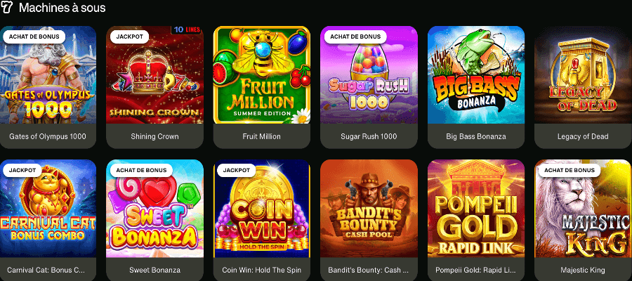 Cashwin Casino Machines a Sous