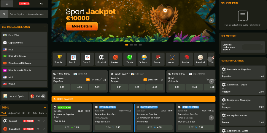 Cashwin Casino Paris Sportifs