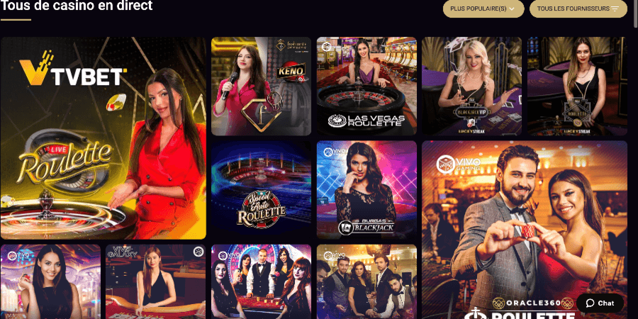 Live Casino SlotsVil Live Casino