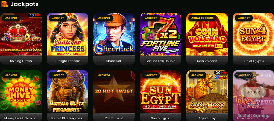 Jackpot Jeux Spinaro Casino Jackpot Jeux