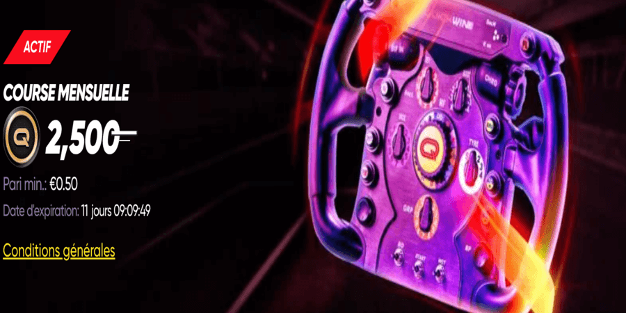 QuickWin Casino Course Mensuelle