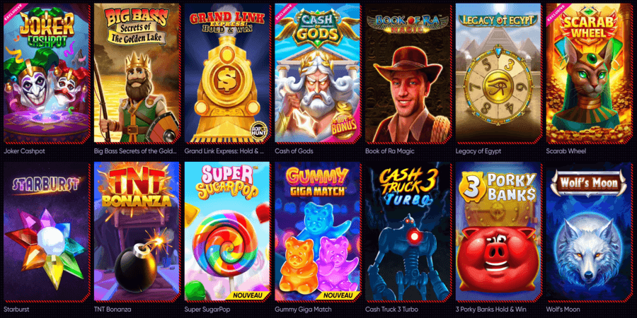 QuickWin Casino Jeux