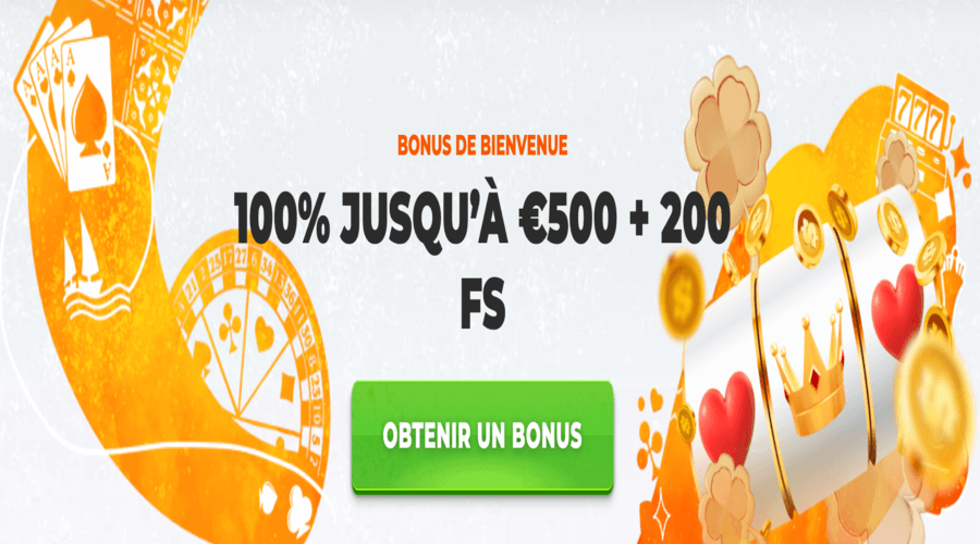 Bonus de Bienvenue BetRiot Casino Bonus de Bienvenue