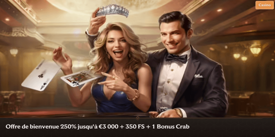 CrownPlay Casino Bonus de Bienvenue