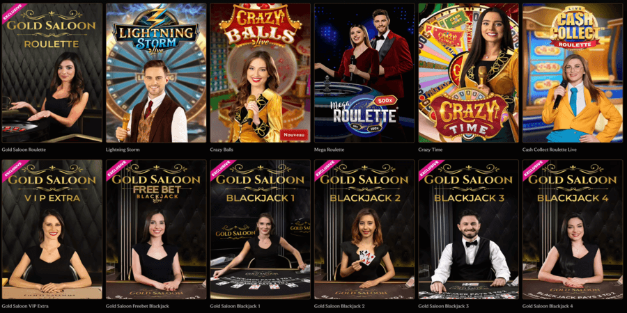 CrownPlay Casino Jeux en Direct