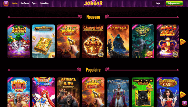 Joker8 Casino Joker8 Casino France