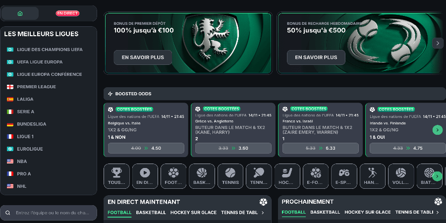 Kinbet Paris Sportifs