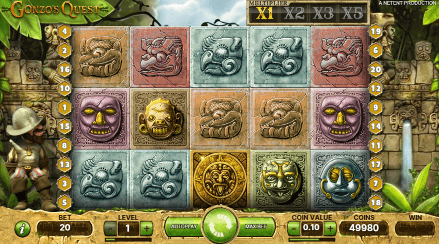 Gonzos Quest jeu Gonzos Quest jeu