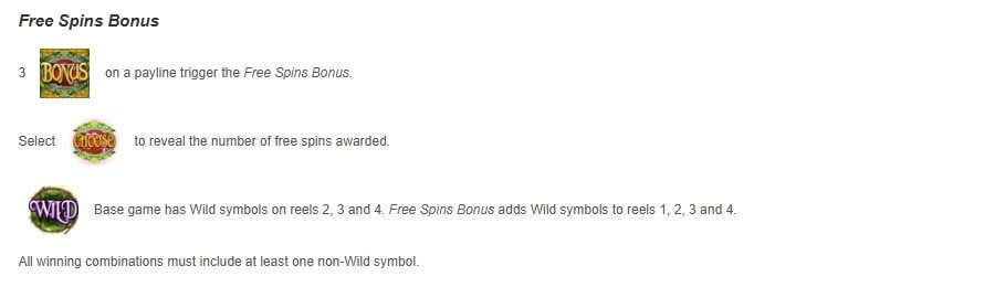 Pixies of the Forest Bonus Pixies of the Forest Bonus