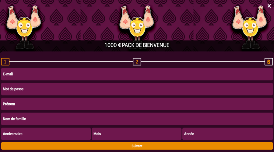 LetsJackpot Casino Inscrire