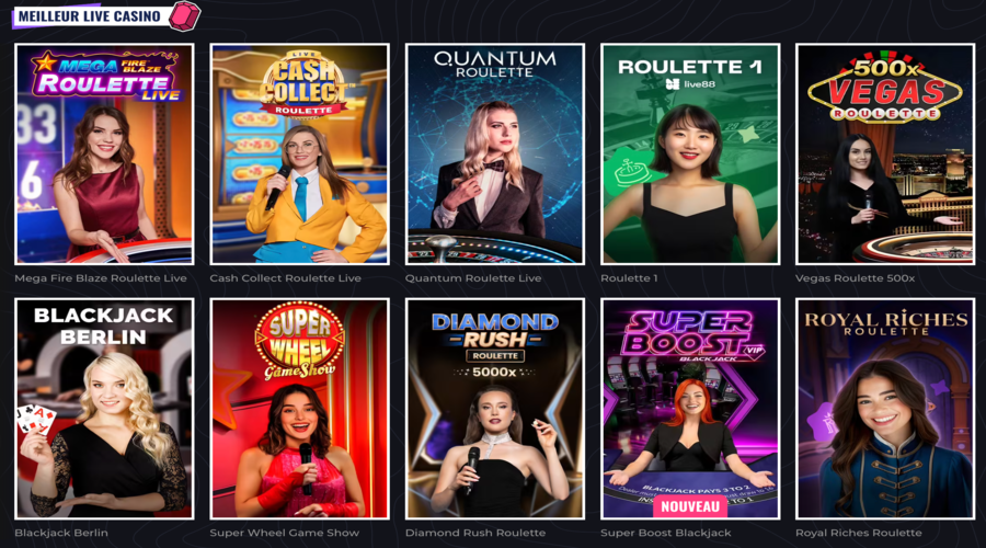 Lunubet Casino Live Casino