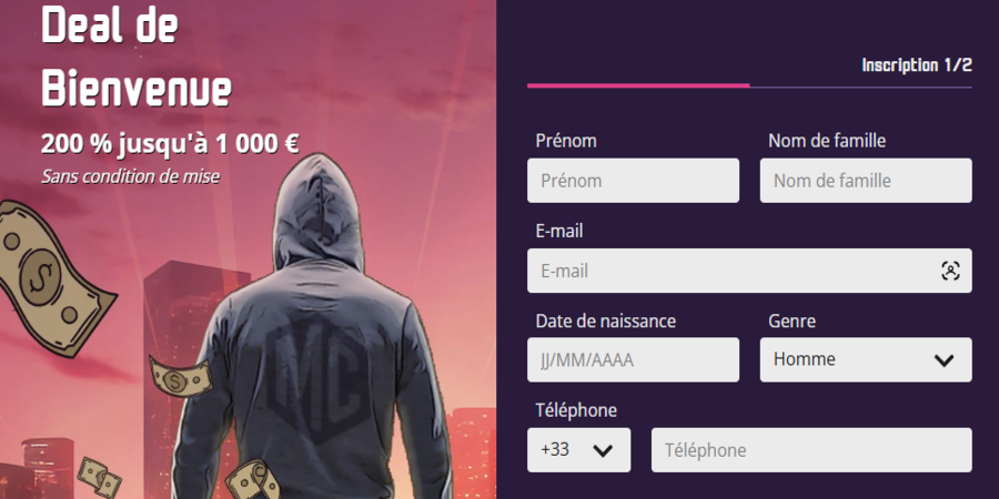 Inscrire Mister Caz Inscrire