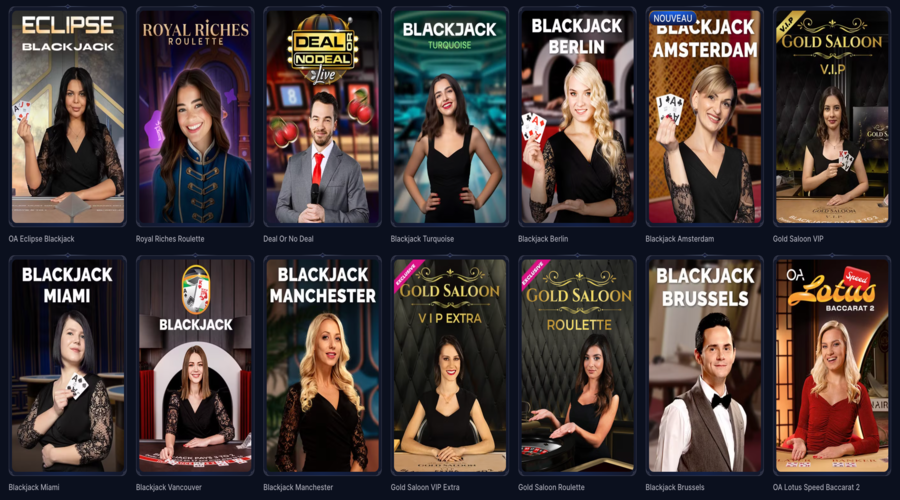 Cazeus Casino Live Casino