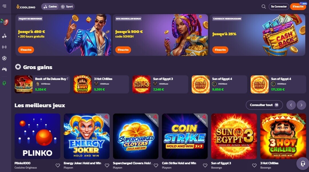 Coolzino Casino Coolzino Casino en ligne