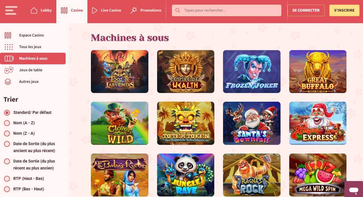 Sakura Slots Casino Sakura Slots Casino en ligne