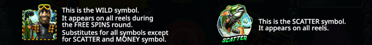 Big Bass Mission Fishin Symboles