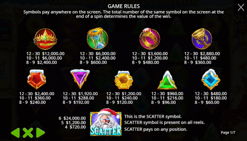 Gates of Olympus Xmas 1000 Symboles