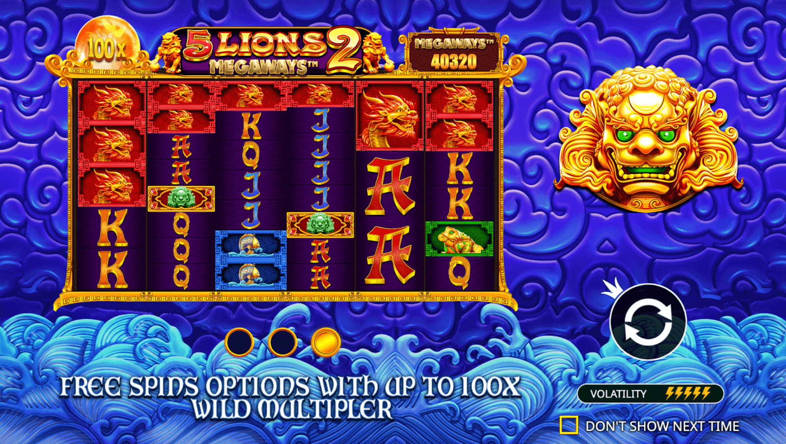 Machine à sous 5 Lions Megaways 2