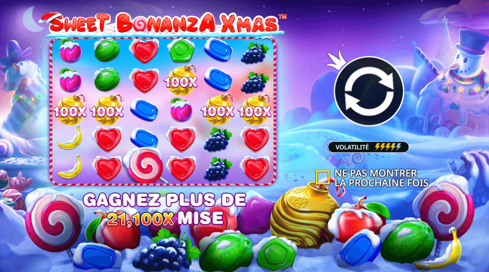 Machine à sous Sweet Bonanza Xmas