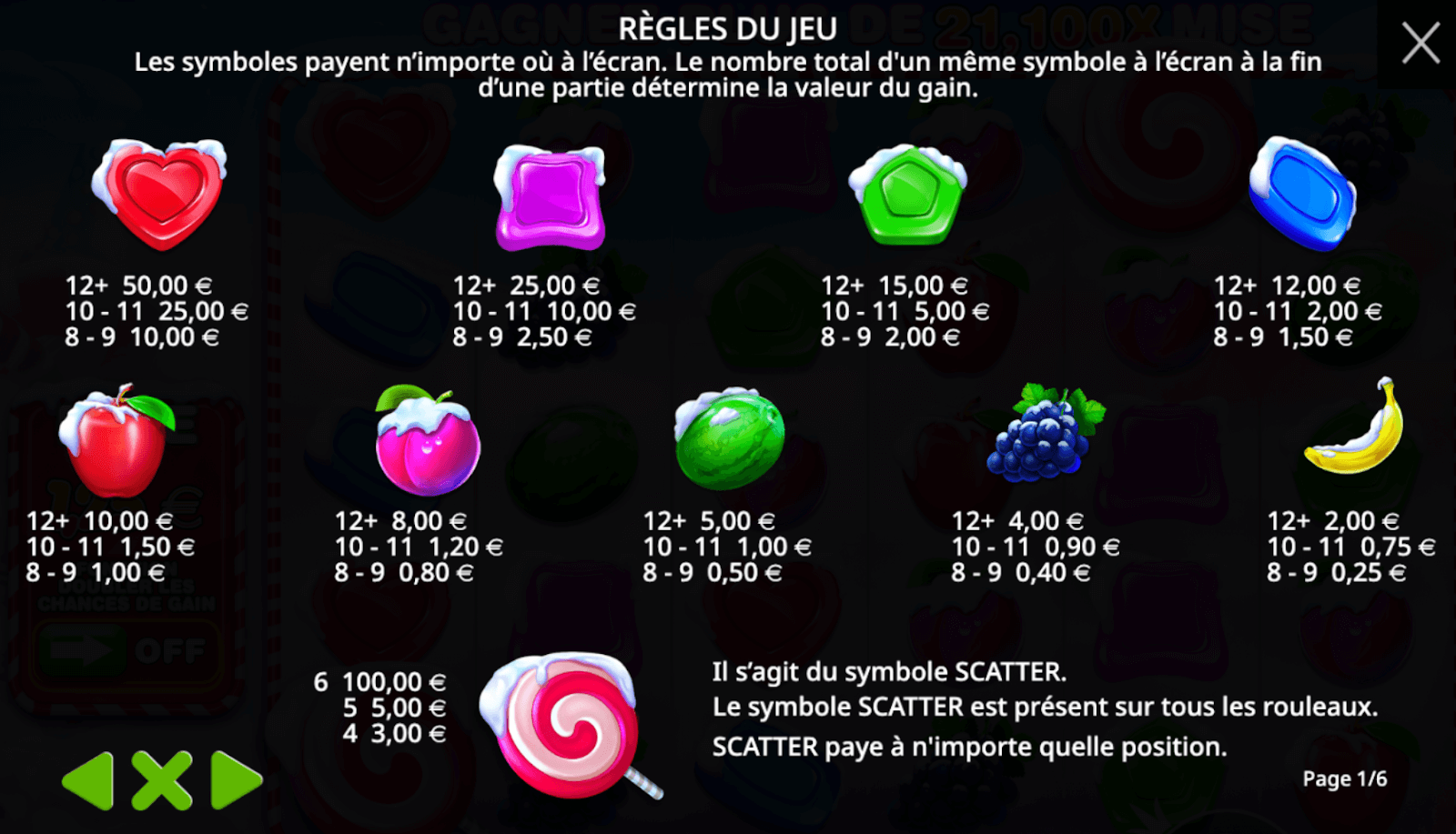 Sweet Bonanza Xmas Symboles