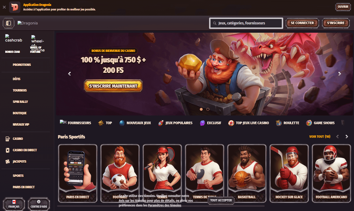 Dragonia Casino en ligne