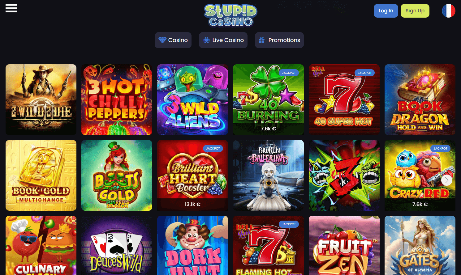 Stupid Casino en ligne
