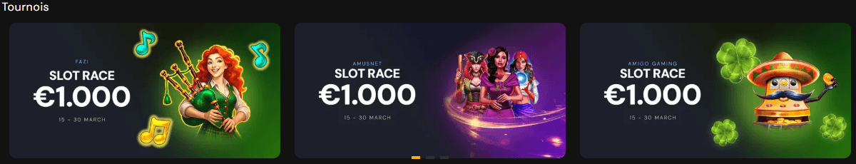 Mond Casino tournois